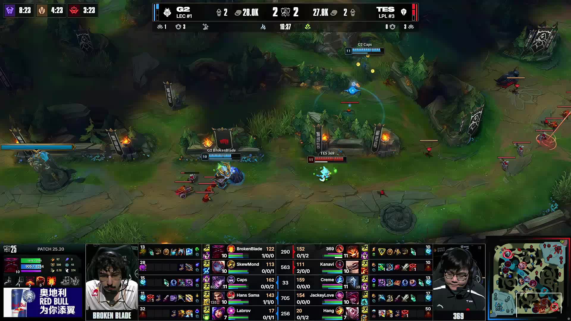 徐秀的科研刮流 Xerath Doran Quesanti 铜墙 Dplus KIA 1-1 T1