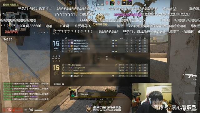 s1mple 与 FaZe 进行瞄准对决